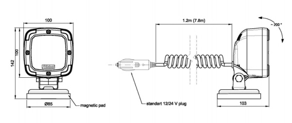 FT-036 LED ALU 2800 MAG-4