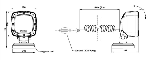 FT-036 LED ALU 2800 MAG-3